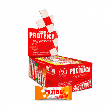 Barrita Proteica Naranja 24uds Nutri-Sport