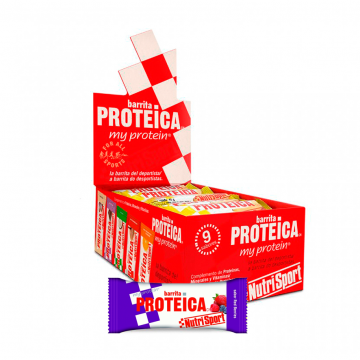 Barrita Proteica Frutos Rojos 24uds Nutri-Sport