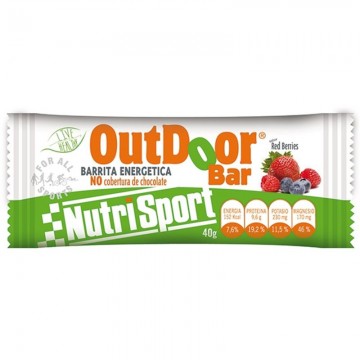 Barrita Energetica Outdoor Red Berries 20uds Nutri-Sport