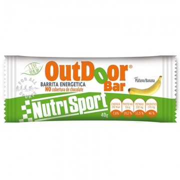 Barrita Energetica Outdoor Platano 20uds Nutri-Sport