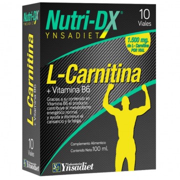 L-Carnitina Nutri-DX 1500Mg 10amp Ynsadiet