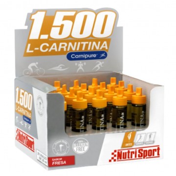 Carnitina 1500Mg Fresa 20 Vialesx24ml Nutri-Sport