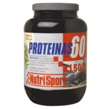 Proteinas 60% Vainilla 1.5kg Nutri-Sport