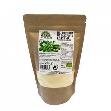 Proteina de Guisante en Polvo SinGluten Bio Vegan 250g Eco-Salim