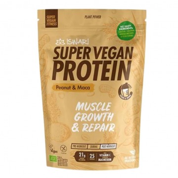 Protein Super Peanut Maca SinGluten Bio Vegan 400g Iswari