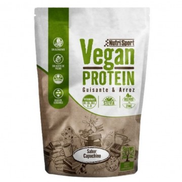 Protein Guisante y Arroz Sabor Capuccino Vegan 468g Nutri-Sport