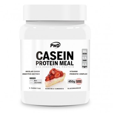 Casein Protein Meal Tarta Queso y Fresa 450g PWD