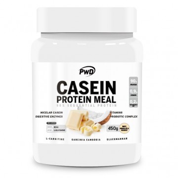 Casein Protein Meal Chocolate Blanco con Coco 450g PWD