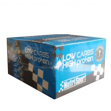 Barritas Low Carbs High Protein Brownie 16uds Nutri-Sport