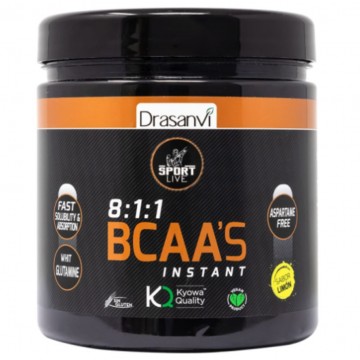 BCAAS+Glutamina Sport Live Limon 275g Drasanvi