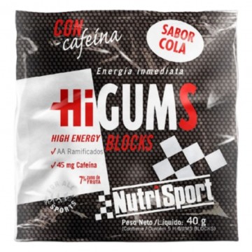 Higums Blocks Cola con Cafeina 20inf Nutri-Sport