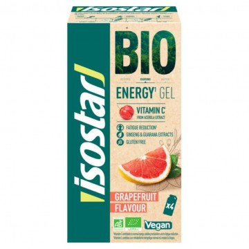 Energy Gel Pomelo Eco Vegan 4 sobres x 25g Isostar