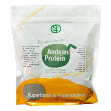 Andean Protein Recuperador Muscular SinGluten Bio Vegan 500g Energy Fruits