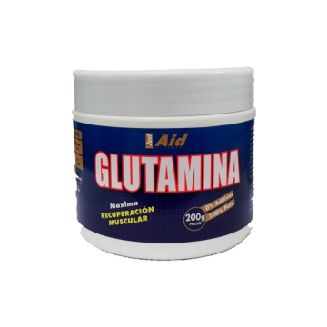 Glutamina Polvo 200g Just-Aid