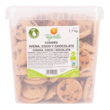 Cookies de Avena Coco y Chocolate Bio 1.7kg Vegetalia