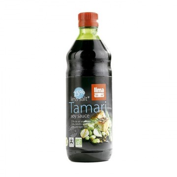 Tamari 25% Menos Sal SinGluten Bio 250ml Lima