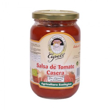 Salsa de Tomate Casera con Avellanas y Almendras SinGluten Bio 350g Capell