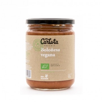 Salsa Boloñesa SinGluten Eco Vegan 425g Carlota Organic