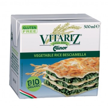 Salsa Bechamel de Arroz SinGluten Bio 500ml Vitariz