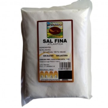 Sal Atlantica Fina SinGluten 1kg Bioprasad