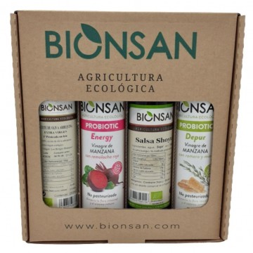 Pack Aceite, Vinagres y Salsa Shoyu Eco 1ud Bionsan