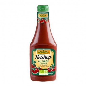 Ketchup con Melaza de Arroz SinGluten Bio 560g Danival