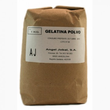 Gelatina en Polvo 1kg Angel Jobal