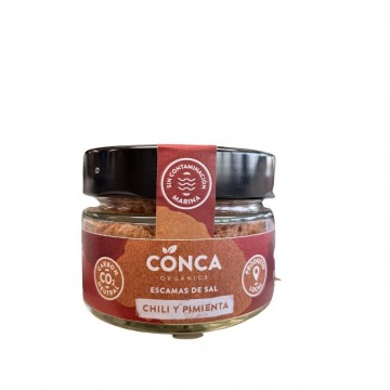 Escamas de Sal con Chili y Pimienta Eco 60g Herbes De La Conca