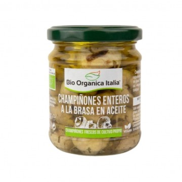 Champiñones a La Brasa en Aceite Vegan Bio 190g Bio Organica Italia