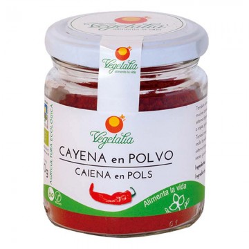 Cayena en Polvo Bio Vegan 80g Vegetalia