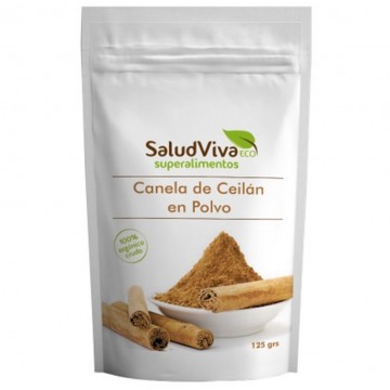 Canela Ceylan en Polvo SinGluten Eco Vegan 125g Salud Viva