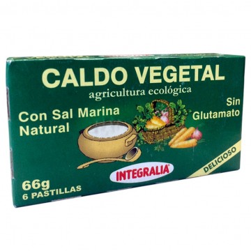 Caldo Vegetal con Sal Marina Natural Bio 66g Integralia