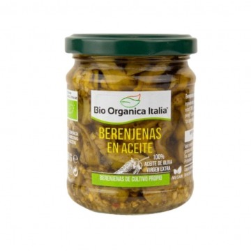 Berenjenas en Aceite Vegan Bio 190g Bio Organica Italia