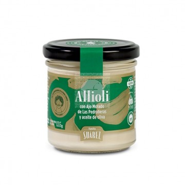 Allioli con Aceite de Oliva SinGluten 140ml Familia Suarez