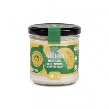 Allioli con Aceite de Girasol SinGluten 140ml Familia Suarez