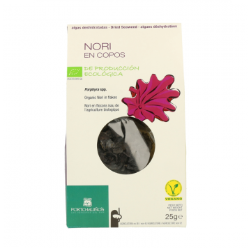 Algas Nori en Copos deshidratadas Eco Vegan 100g Porto Muiños