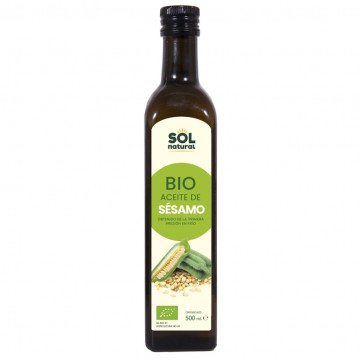 Aceite de Sesamo 1ª Presion Frio Bio Vegan 500ml Solnatural