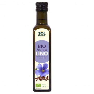 Aceite de Lino Bio Vegan 250ml Solnatural