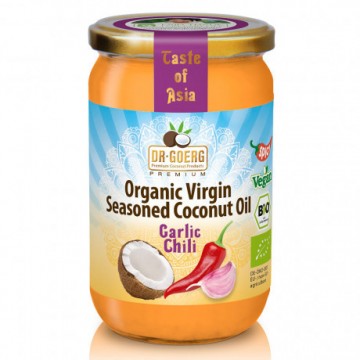 Aceite de Coco, Guindilla y Ajo Bio Vegan 175g Dr. Goerg