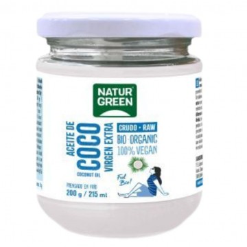 Aceite de Coco Virgen Extra Vegan Bio 215ml Natur-Green