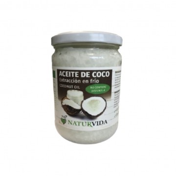 Aceite de Coco Virgen Extra SinGluten Eco 450g Naturvida