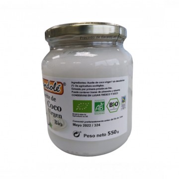 Aceite de Coco Virgen Bio 550g Mandole