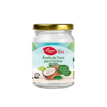 Aceite de Coco SinGluten Bio Vegan 500ml El Granero Integral