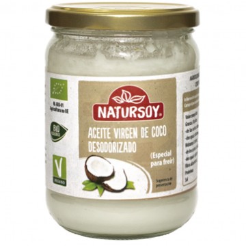 Aceite de Coco desodorizado Bio Vegan 400g Natursoy