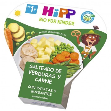 Salteado Verduras Carne Patatas y Guisantes Bio 250g Hipp