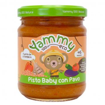 Potitos Pisto con Pavo +6M Eco 195g Yammy