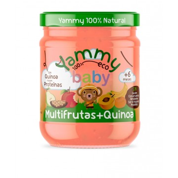 Potitos Baby Multifrutas con Quinoa +6M SinGluten Bio 195g Yammy