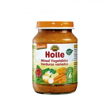 Potito Verduras Variadas +6M Eco 190g Holle