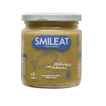 Potito Verduras con Merluza +8M SinGluten Eco 230g Smileat