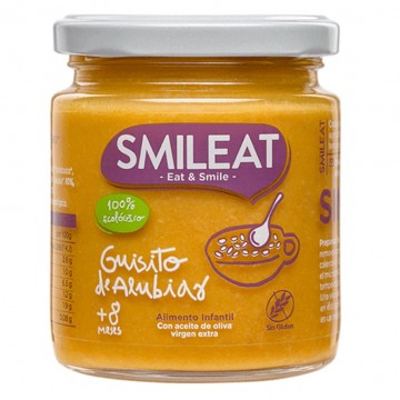 Potito Guisito de Alubias +8M SinGluten Eco 230g Smileat